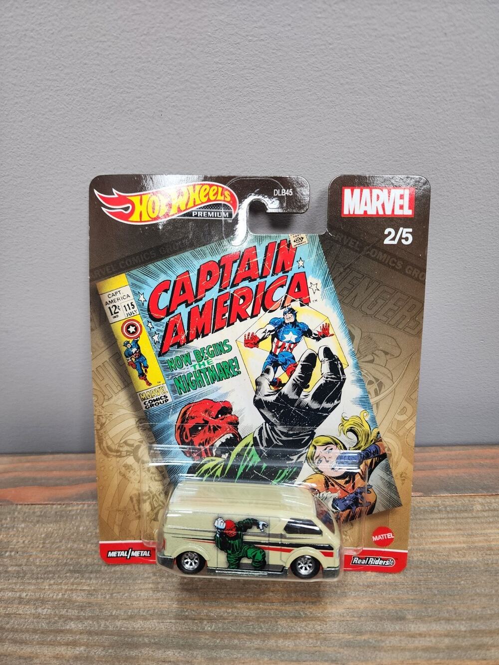 2021 Hot Wheels POP CULTURE MARVEL 2/5 MBK CAPTAIN AMERICA